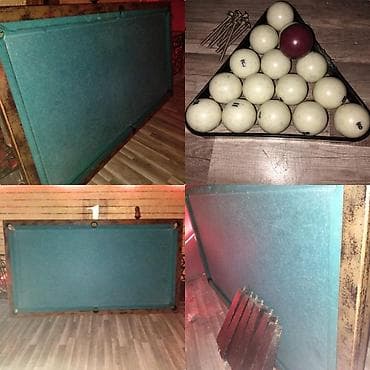 Bilyard masası və aksesuarları Ela veziyede tecli satlir hecbir