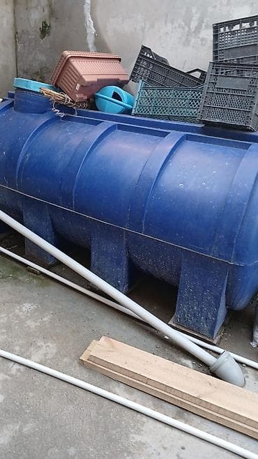 Bak, Plastik, 200 l l, İşlənmiş, Ünvandan götürmə, Ödənişli çatdırılma