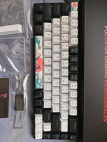 oyun yazma: HKSD mexaniki oyun klaviaturası – 65% kompakt ölçü, USB‑C qoşulma — 2