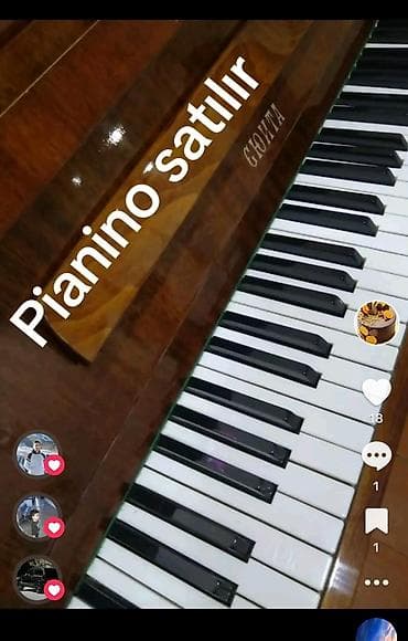 elektro akustik gitara: Şəki şəhərində təcili olaraq qəhvəyi rəngli, əyməayaq "Suita" pianosu — 4