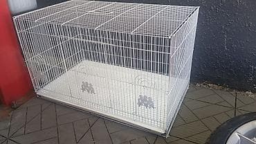 col dovşanı: Böyük ölçülü metal qəfəs – ev heyvanları və ya quşlar üçün geniş və — 2