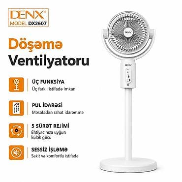 Kateqoriya: Fanlar Brend: Denx Model: DX2607 (Fan) Təsvir: Denx