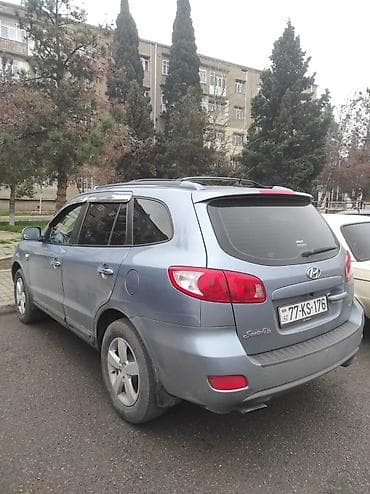 daewoo damas satisi: Hyundai Santa Fe CLX, mavi rəng, Azərbaycanda qeydiyyat (dövlət nömrə — 6