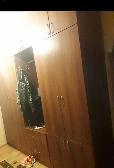 Dəhliz üçün çoxfunksiyalı qarderob-dolab dəsti - Material: ağac