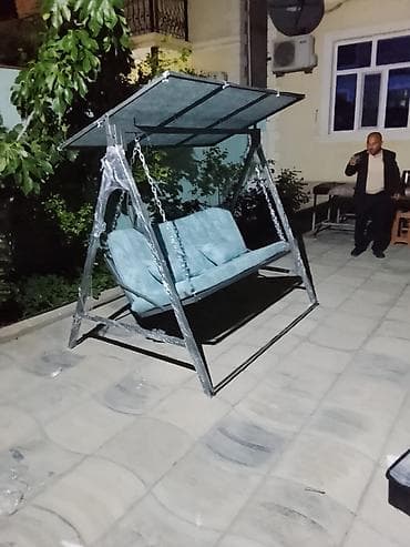 bag yellencek: Диван-качели, С зонтиком, Металл — 2