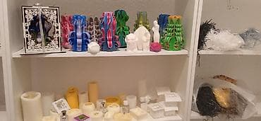 hədiyyəlik: Şam aparatı parafinler qəliblər şamlar hazır biznes verilir vaxtla — 9