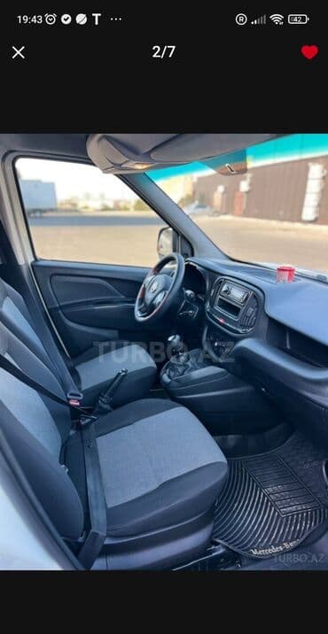 r16 disklər: Fiat Doblo: 1.4 l | 2017 il 104000 km Van body type — 3