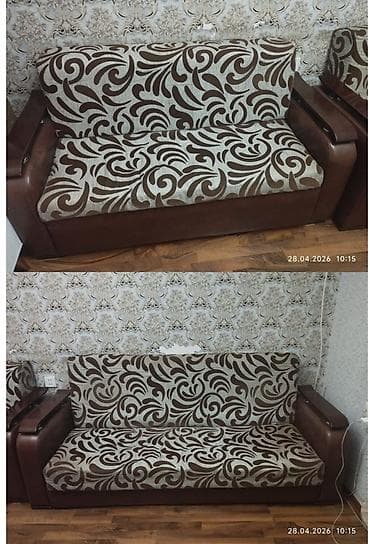 Divan, İşlənmiş, Açılan, Bazalı, Parça, Çatdırılma yoxdur — 1