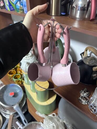 çay desmalı: Yeni, rəng - Çəhrayı, Qəhvədan — 1