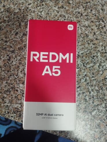 Redmi A5, 128 GB, rəng - Qara, Barmaq izi
