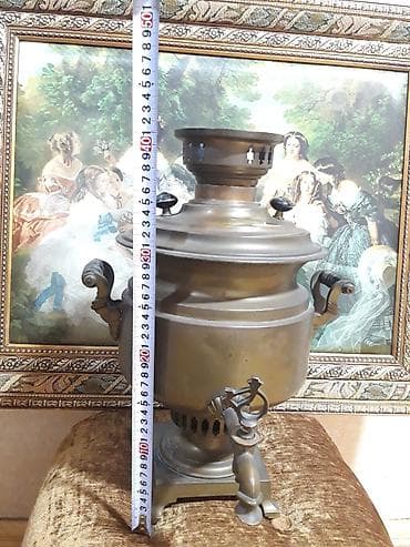 samovar satılır: İşlənmiş Od Samovar, 5 l, Pulsuz çatdırılma — 2