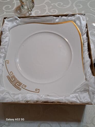 Mətbəx aksesuarları: Çay dəsti, rəng - Ağ — 8