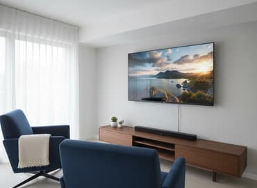 tv kronşteyn: İşlənmiş Televizor Nikai LCD 55" 4K (3840x2160), Pulsuz çatdırılma — 1