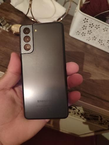 ps 3 cd: Samsung Galaxy S21, 256 GB, rəng - Boz, Face ID — 7