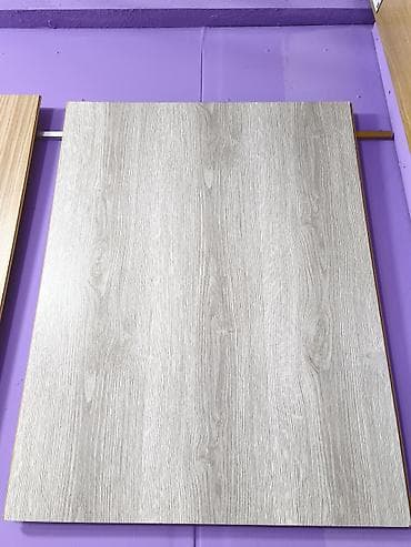 Döşəmə: MDF/LDSP dekor panel – boz açıq palıd teksturası - Material: laminat — 1