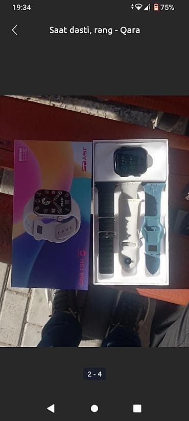 hoco ew 30: Yeni, Smart saat, Аnti-lost, rəng - Qara — 7