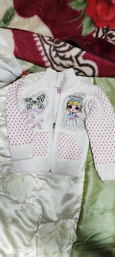 Боди: Uşaq kardiqanı – Yerta BeBe, 1–2 yaş - Rəng: krem/aq (ivory) - Model — 1