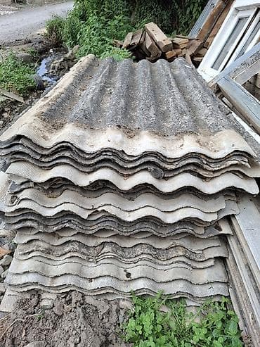 Dalğa profilli şifer vərəqləri - Material: dalğalı şifer