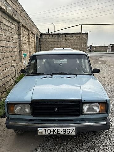 avto audio: Lada 2107 sedan - Göy rəngli klassik kuzov, 4 qapı - Mexaniki ötürmə — 1