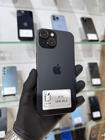 IPhone 15, 128 GB, Qara, Simsiz şarj