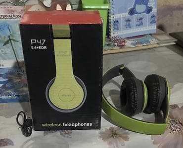 akg qulaqcıq: P47 Wireless Headphones – 5.4 + EDR - Rəng: yaşıl-qrafit - Bağlantı — 1