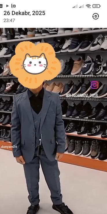 1 dəfə geynilib üzerinde qara köynəkdə var 8-9 yaş üçün — 1