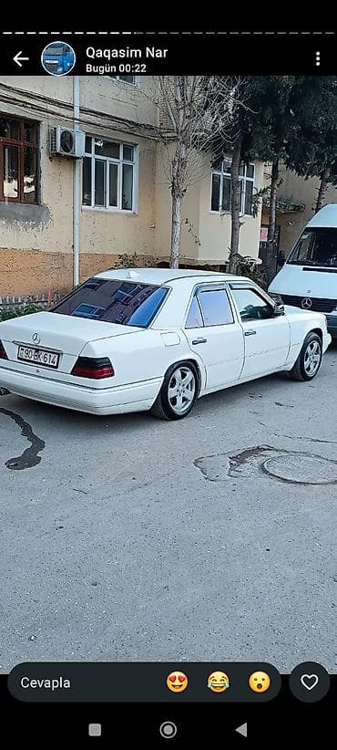 lider disk type 0: Mercedes-Benz E-Class (W124), ağ rəng, sedan, nömrə 90-BK-614 — 3