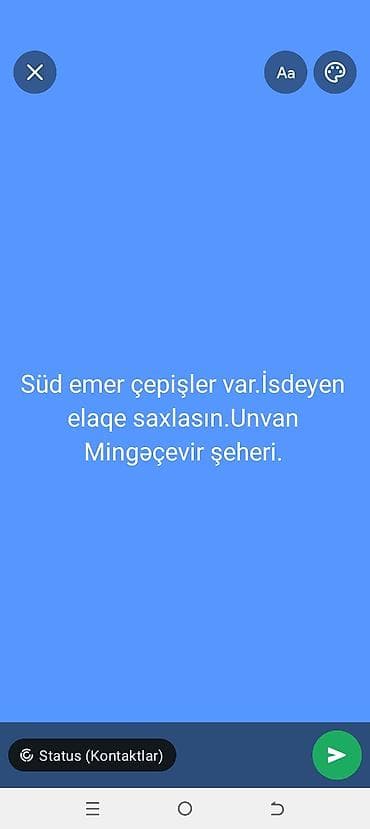 Mingəçevir şəhərində südəmər çəpişlər təklif olunur. - Növ: çəpiş