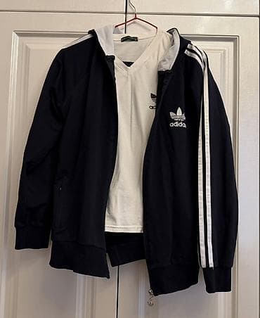 İdman dəstləri: Adidas Originals idman üslubunda üst geyim dəsti - Tərkib: kapüşonlu — 1