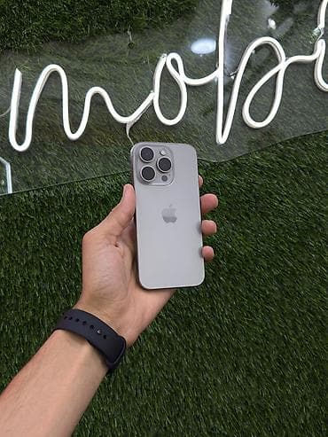 philips xenium 9@9d: IPhone 15 Pro, 128 GB, Natural Titanium, Simsiz şarj, Face ID — 2