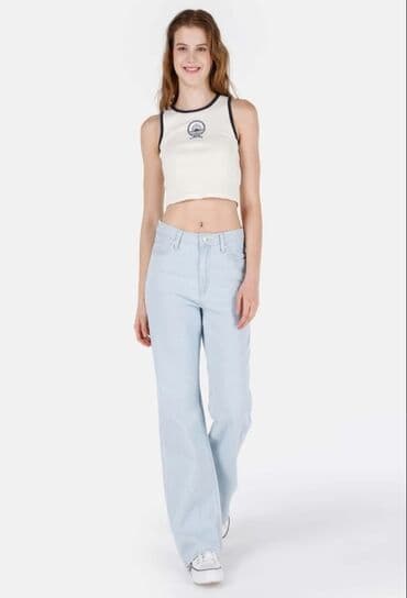 oversize şalvar: Брюки, ColinS, XS (EU 34), цвет - Голубой — 1