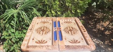 каркасные бассейны в баку: Taxta oyma nərd-taxta dəstləri - Material: tam ağacdan hazırlanmış — 18