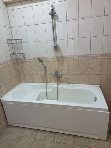 Duş başlıqları: İşlənmiş Vanna, Plastik, Ünvandan götürmə — 1