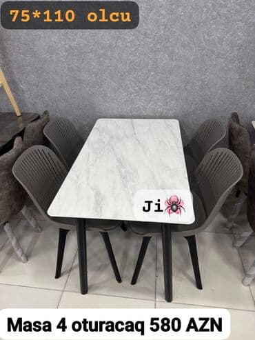 metbex mebileri: Mətbəx üçün, Yeni, 4 stul — 1