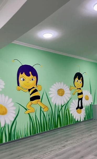 Mebel üçün boyalar: Divar rəsimlərinin çəkilməsi🎨 WhatsApp aktiv yazın bizə və ya zəng — 4