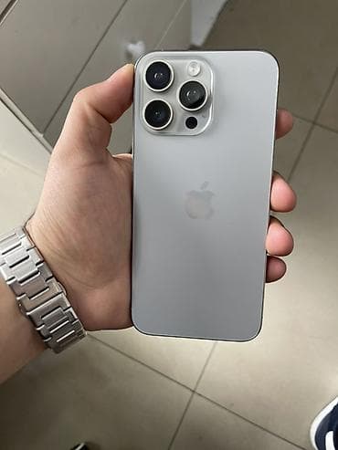 IPhone 15 Pro Max, 256 GB, Gümüşü, Face ID