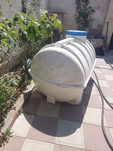 Ev və bağ: TÜRKSAN su çəni – 1000 litr - Həcm: 1000 L (korpus üzərində qeyd — 3