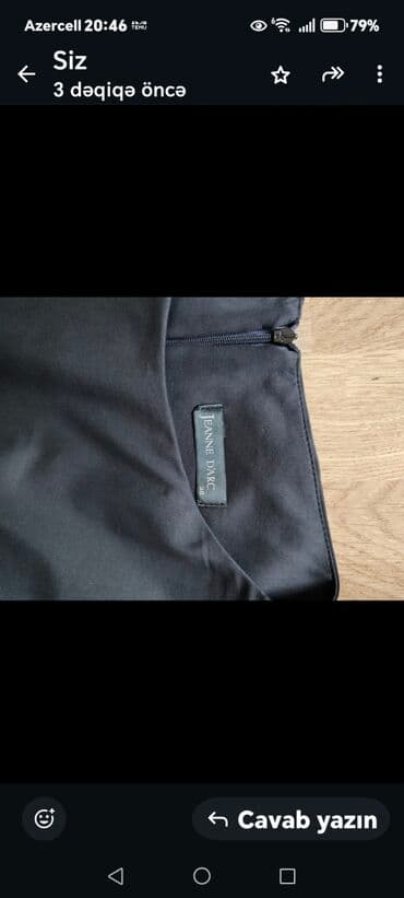 qiz ucun don: AZ geyinilib əyninə balaca oldugu üçün satılır materialı çox gözəldi — 2