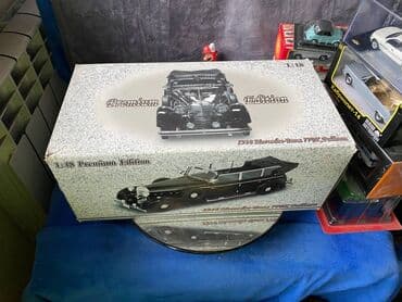 metbex tavan modelleri: Коллекционная модель Mercedes-Benz 770K Pullman W150 Black 1938 Road — 18