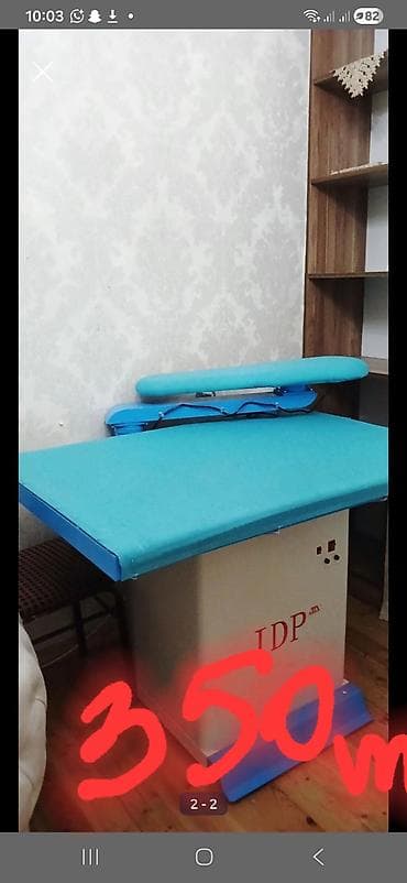 lovhə: Sənaye tipli ütü masasının komplekti - Marka/model: JDP sənaye ütü — 1
