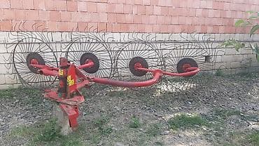 Traktor üçün yay dişli ot yığan (tırmıq) – 4 diskli Məhsul təsviri: -
