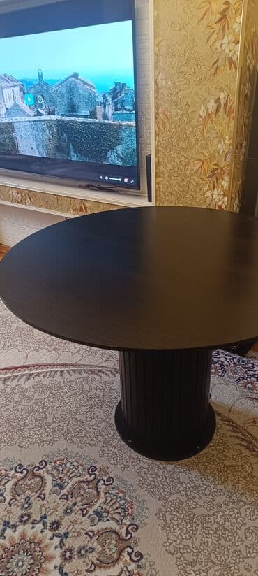 rezolyut masası: Qonaq masası, Yeni, Açılmayan, Taxta, Yumru masa — 3