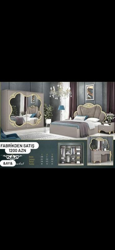 kupe şkaf: *yataq desti* 🔸Fabrikden birbaşa fabrik qiymətinə satış 🤌Hazır — 1