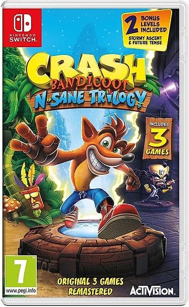xiaomi 3: Nintendo Switch üçün Crash Bandicoot N. Sane Trilogy oyunu - — 1