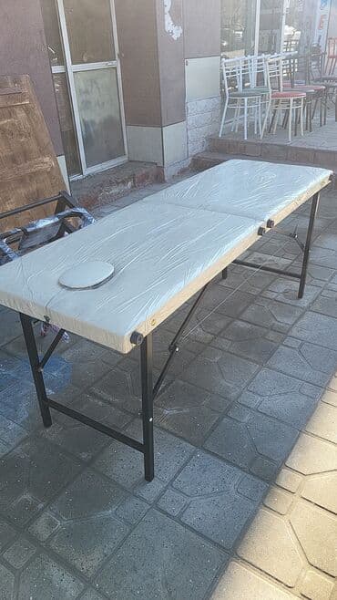 yastiq uzu: Yeni, Masaj kuşetkası, Qatlanmayan, rəng - Ağ — 3