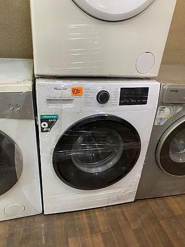 buxarli utuler: Hisense paltaryuyan maşın – 9 kq yükləmə, A+++ enerji sinfi — 1