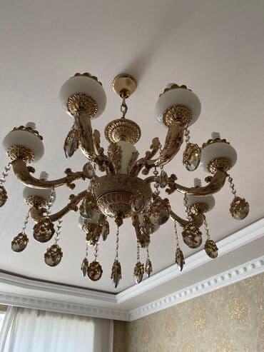 lyusturlar: Çılçıraq, 8 lampa, Metal — 2