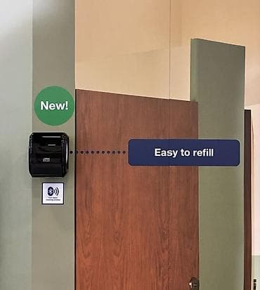 hava çəni: Tork sabit hava təravətləndirici sistemi Məhsul: Tork divara — 3