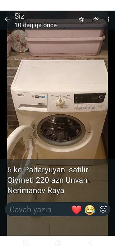 Zanussi LINDO300 ön yükləməli paltaryuyan maşın - Yük tutumu: 6 kq - lalafo.az -da Zanussi LINDO300 ön yükləməli paltaryuyan maşın - Yük tutumu: 6 kq -