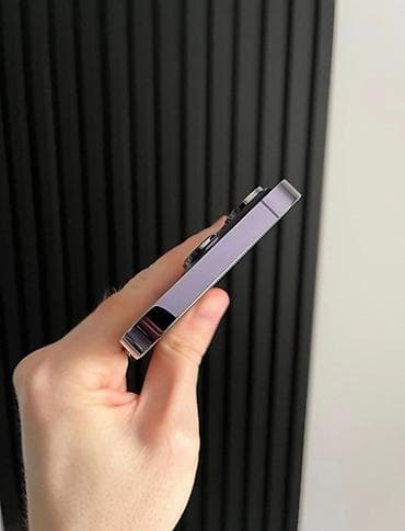 iphone se 4 qiymeti: IPhone 14 Pro, 256 GB, Deep Purple, Zəmanət, Simsiz şarj, Face ID — 4